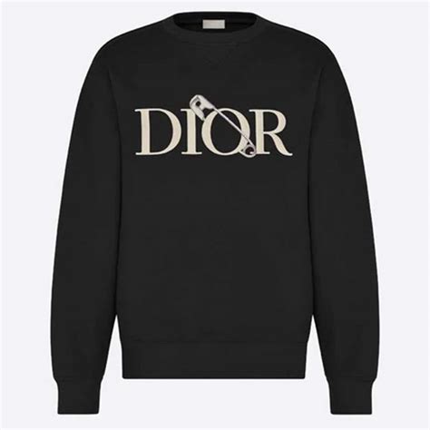 dior and judy blame sweatshirt black|Oversized DIOR AND JUDY BLAME Sweatshirt Black Cotton .